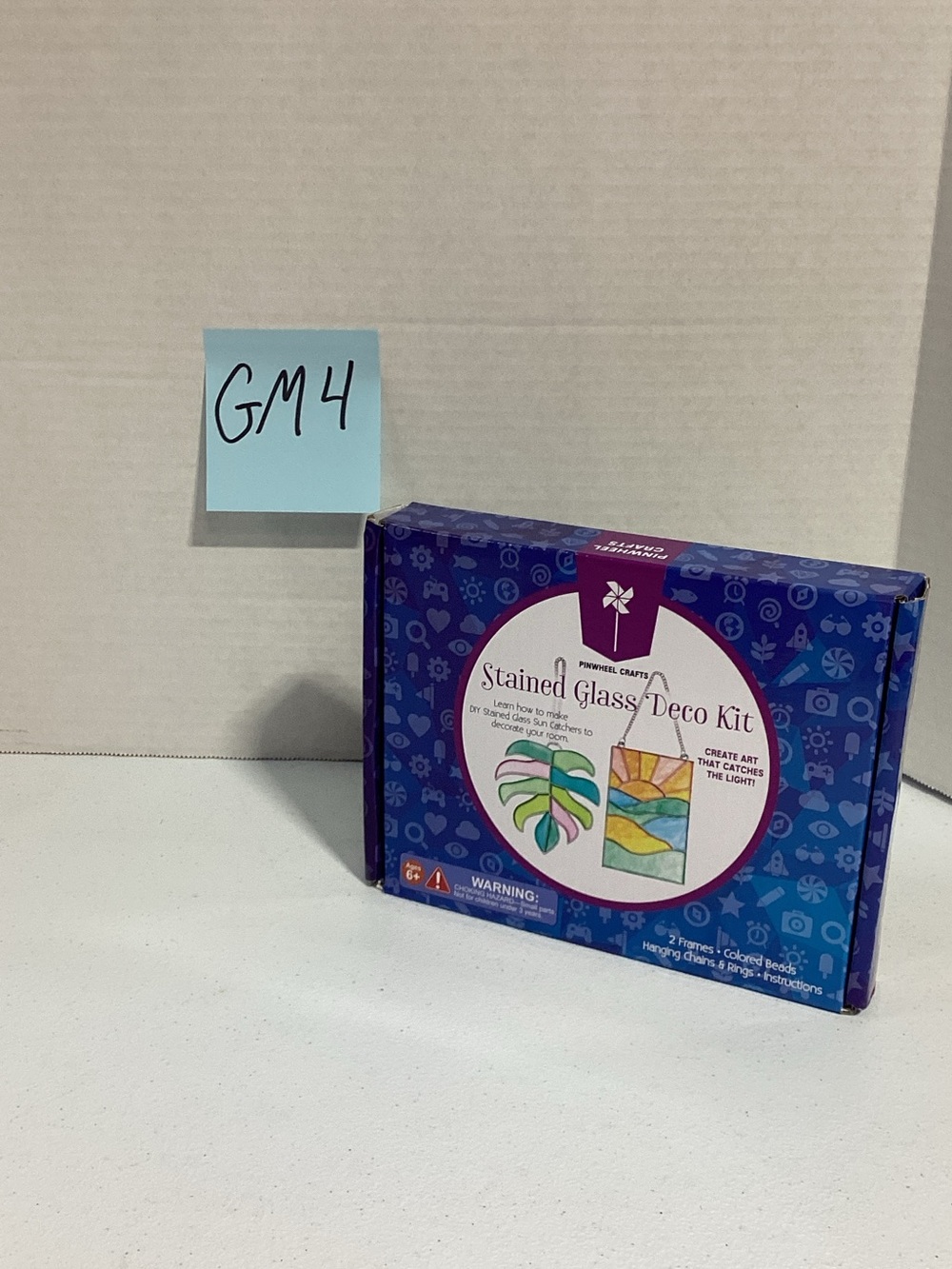 Stained Glass Deco Kit - Blue and Purple Box
